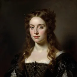 gothic princess portrait. by william henry hunt