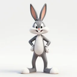 bugs bunny in mortal kombat, 3 d videogame render, 4 k