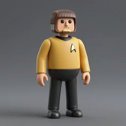 a 3D figurine of Commander Data, Star Trek