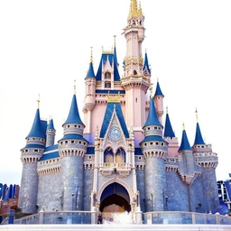 award winning photography of mosaic cinderella castle in the magic kingdom mosaic by Dorothea Redmond