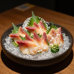 sashimi platter, 4k, high definition, realistic, cinematic, centered