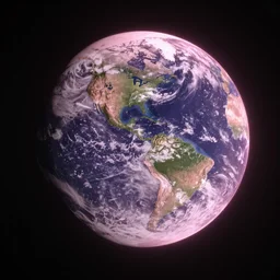 atomic moon pink by earth