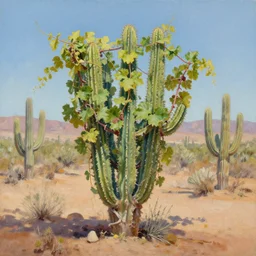vine plants 🌵 desert, trending on artstation, by greg rutkowski, by wlop, by artgerm, beautiful, 4 k, hd, oil painting, sharp focus, highly detailed