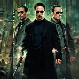 vintage the matrix poster by karol bak, james jean, tom bagshaw, rococo, sharp focus, trending on artstation, cinematic lighting, hyper realism, octane render, 8 k, hyper detailed.