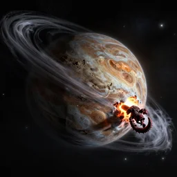 galactus devouring a planet
