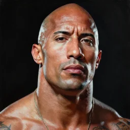 ultra realistic portrait painting of dwayne johnson, art by frank frazetta, 4 k, ultra realistic, highly detailed, epic lighting