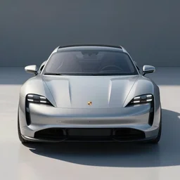 futuristic!!!!! electric car ( design by porsche!!! ), xf iq 4, 1 5 0 mp, 5 0 mm, f / 1. 4, iso 2 0 0, 1 / 1 6 0 s, natural light, octane render, rule of thirds, symmetrical balance, depth layering, polarizing filter, sense of depth, ai enhanced