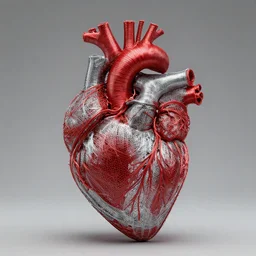 amazing sculpture of a human heart made out of wire. high quality photo. hd hq