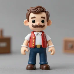 yannic kilcher, stop motion vinyl action figure, plastic, toy, butcher billy style