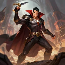 dracula as an apex legends character digital illustration portrait design by, mark brooks and brad kunkle detailed, gorgeous lighting, wide angle action dynamic portrait