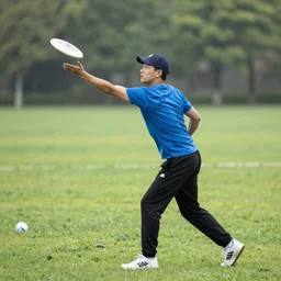 disc frisbee golfing
