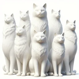 A beautiful illustration of massive statues of Feline gods by Robert McCall and Ralph McQuarrie | sparth:.2 | Time white:.2 | Rodney Matthews:.2 | Graphic Novel, Visual Novel, Colored Pencil, Comic Book:.1 | unreal engine:.3 | first person perspective | viewed from below | establishing shot:.7