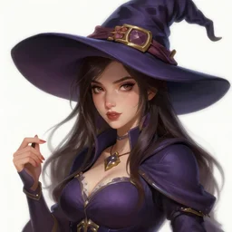 portrait of cute attractive sexy witch, highly detailed, digital painting, artstation, concept art, sharp focus, illustration, hearthstone, art by artgerm and greg rutkowski and alphonse mucha
