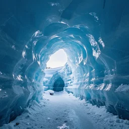 inside an ice cave blue wide angle marc adamus beautiful