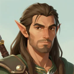 a close - up headshot illustration portrait of an human druid, pathfinder portrait art, character art study, art by keith parkinson and greg rutkowski and tim hildebrandt