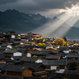 large ancient village, yunnan