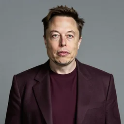 portrait elon musk wearing a muscadine costume