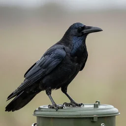 a crow pilot a highly detailed ultra realistic photograph