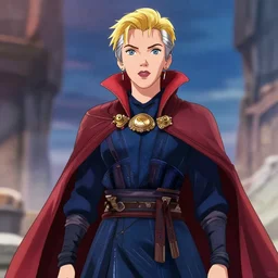 scarlett johansson as dr strange in naruto anime