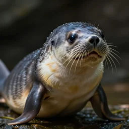 portrait of a Otaria flavescens