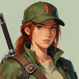 portrait of a female ranger, dungeons and dragons, full color, vivid, realistic illustration, upper body close up with face