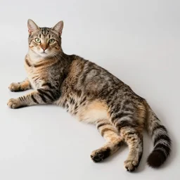 photo of an extremely long cat