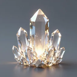 light crystals, volumetric, octane render 8k
