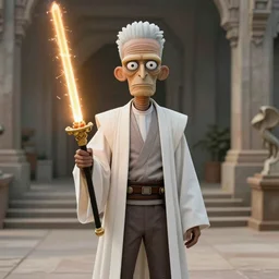 Dr. Zoidberg as a Jedi Master, cinematic, photo realistic, 8k