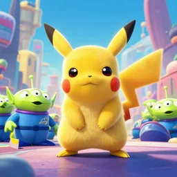 Alien vs Pikachu movie poster