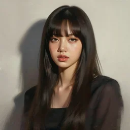 portrait of lisa blackpink as an architect highly detailed digital painting, cinematic lighting, light and shadow photography technique, artstation concept art sharp focus illustration art by irakli nadar