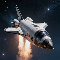 a spaceship blasting off into the great beyond, vaporwave, stars in background. rain droplets on lens, 15mm. Very detailed 8k. Sharp. Cinematic post-processing. Unreal engine. Nanite. Ray tracing. Parallax. Tessellation