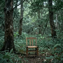 chair in the forest by wenjun lin, omg
