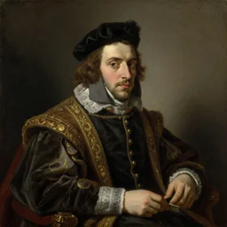 homeless person drawn in the style of Louis IVX, french Royal Portrait, oil painting, 1785