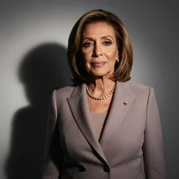 a photoshoot of black nancy pelosi