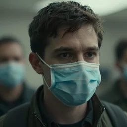 cinematic still from an End of the world film about a global pandemic (2009), close up, detailed, shallow depth of field, directed by Jordan Peele, cinematic