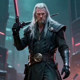 gandalf cyberpunk photo