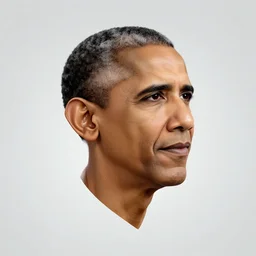 obamas head shaped like a prism