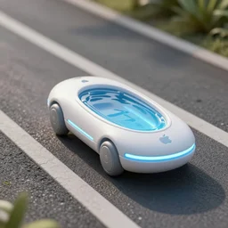 futuristic ( water toy designed by apple ) on a track, natural light, detailed, canon eos c 3 0 0, ƒ 1. 8, octane render, 3 5 mm, 8 k, medium - format print, blue light accents