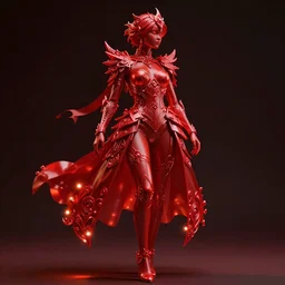 Cosplay on hot scarlet, Ultra-HD, HCL, 12-bit, AR, Volumetric Lighting, Screen Space Global Illumination, Opaque, Optics, Lumen Reflections, VFX, insanely detailed and intricate, hypermaximalist, elegant, ornate, hyper realistic, super detailed, full body,
