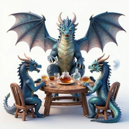 dragwads, british dragons, ultraterrestrial dragons, english dragons, four dragons drinking tea and gin at at the local tavern, subsurface scattering, soft colors, don't look out the front door no matter what you do, drawn by norman rockwell, thomas kinkade, greg rutkowski, artgerm,