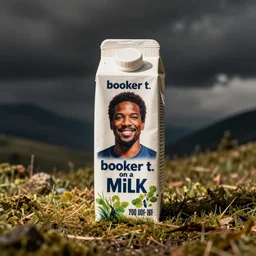 booker t on a milk carton