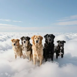 dogs on heaven by gediminas pranckevicius