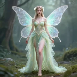 beautiful beautiful full body portrait fairy faerie fey fae queen highly detailed CGsociety  subtle enchanting alluring magic