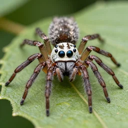 close up shots of cute spider