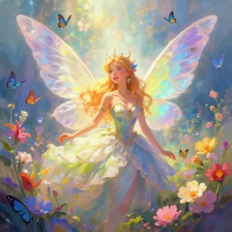 wonderdream faeries lady feather wing digital art painting fantasy bloom vibrant snyder zack and swanland raymond illustration character design concept colorful joy atmospheric lighting butterfly