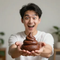 social media influencer excited to show their poop, sharp focus, photography, unreal engine, trending on artstation, photorealistic, octane, hyper detailed, trending on deviantart,