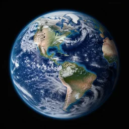 1820s photo from space of the Earh inside a oil bubble, damaged, NASA