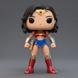 full body character gal gadot as wonder woman action figure funko pop, octane render, cgsociety, digital painting, nendroid, anime, disney, pixar, 8 k, hd, dof, volumetric lighting, subsurface scattering, photorealistic,