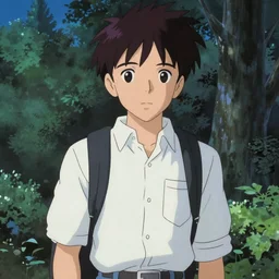 Still frame from the Twin Peaks anime by Satoshi Kon