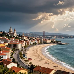 a beautiful city in france, majestic san francisco bay area beaches, mario galaxy